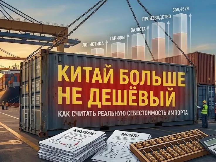 Китай больше не дешёвый: как считать реальную себестоимость импорта