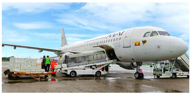 Авиаперевозки из Мьянмы