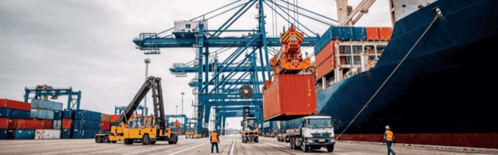 Контейнерный маршрут Япония–Казахстан–Россия через грузовой порт